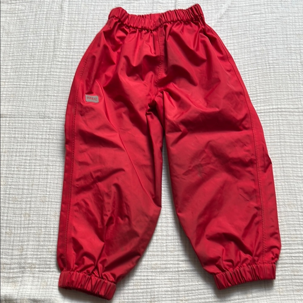 MEC rain pants size 4yo